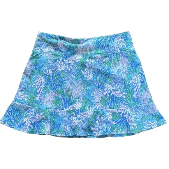 Lilly Pulitzer UPF 50+ Luxletic Zadora High Rise Skort Las Olas Aqua S NWOT💗 - Picture 3 of 6